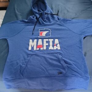 Buffal Bills Mafia New Era Blue Hoodie